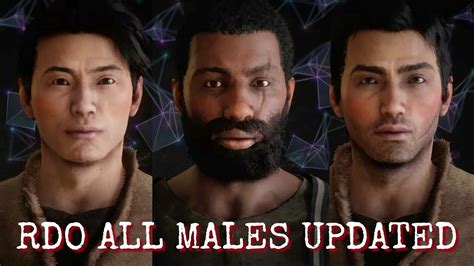 Red Dead Online All Male Characters Updated Male Character Creation