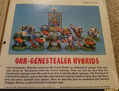 Modelling Guide Ork Genestealer Hybrids Ork Genestealer Hybrids Known