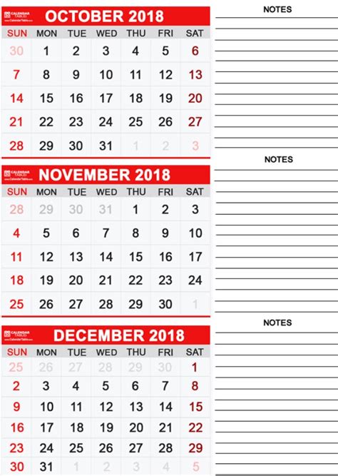 Three Month Calendar Template Word Graphics Kalender Gambaran