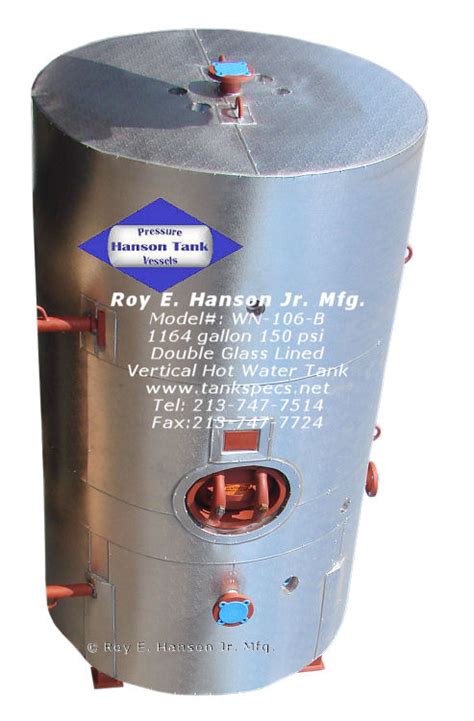 Double Glass Lined Hot Water Tanks Vertical Glass Lined Hot Water Tanks Gallon Vertical