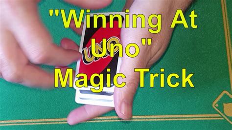 Winning At Uno Card Game Magic Trick Youtube