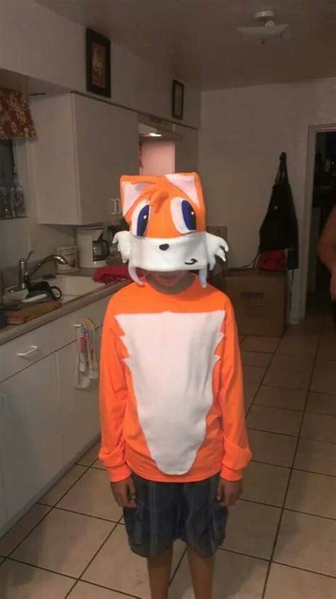 Sonic Tails Costume Supper Easy To Make 😜 Sonic Costume Halloween