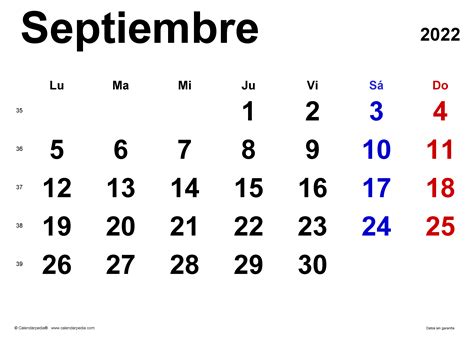 Calendarios Septiembre 2022 Dias Feriados Michel Zbinden Es Images