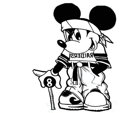 Who is the owner of gangster mickey mouse? Gangsta Mickey Mouse Drawing | Free download on ClipArtMag