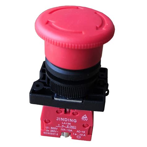 Buy Jdnn La136 500v 10a Ip55 No Emergency Stop Pushbutton Switch Micro