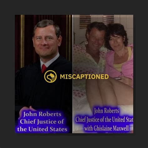No A Photo Doesn T Show Justice Roberts With Ghislaine Maxwell
