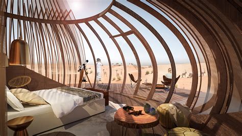 Aidia Studio Conceptualises Rub Al Khali Oculus A Desert Pod Complex