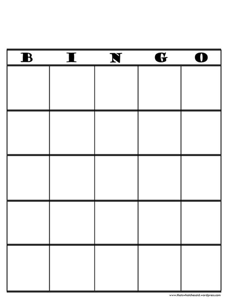 Bingo Board Copy Blank Bingo Board Cheryl Flickr