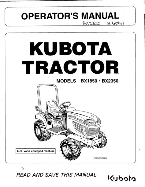 Kubota Bx2230 Parts Manual