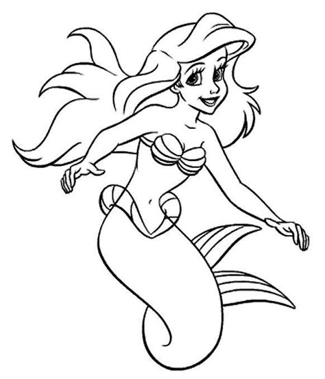 Dibujos Para Colorear Disney Sirena Para Colorear Páginas Para