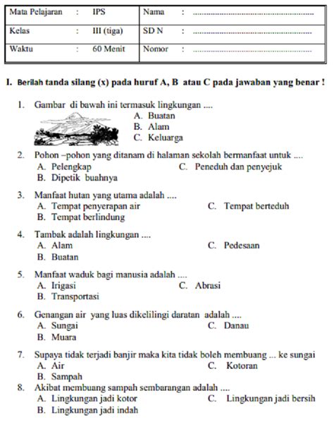 Silabus tematik kelas ii.doc download. Contoh Soal Un Sd 2021 Dan Kunci Jawaban Revisi Bahasa ...