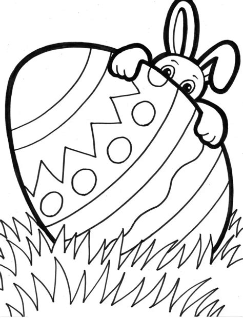 Kids Easter Themed Coloring Pages Print These Secular Spring Egg And