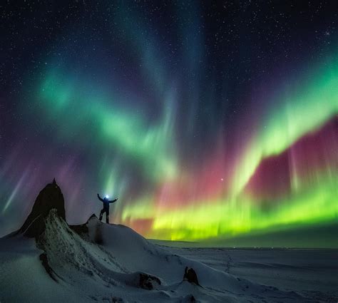 Northern Lights ️ ⠀⠀⠀ Insane Aurora Display In Southern Iceland