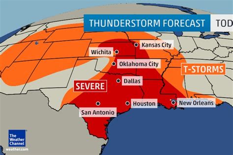 Severe Storms Threat Of Tornadoes Large Hail Intensifies For South