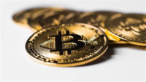 Gold Bitcoin Money In White Background 4k 5k Hd Technology Wallpapers