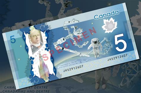Enter the amount to be converted in the box to the left of canadian this helped beacause i have a canadian 5 dollar bill and i wondered how much it would be worth in america where i live! Canada launches new space robot-themed $5 bill into ...