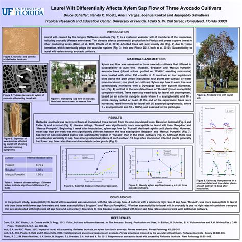 Pdf Laurel Wilt Differentially Affects Xylem Sap Flow Of Three