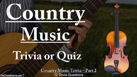 Test Your Knowledge With These Classic Country Music Trivia Questions