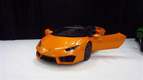 Orange Lamborghini Huracan Convertible Lamborghini