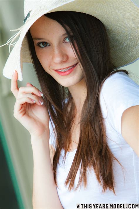 Rylee Marks In A Sunhat From This Years Model Unrated