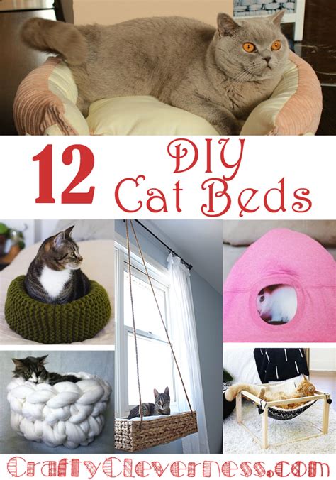 12 Diy Cat Beds Crafty Cleverness In 2020 Diy Cat Bed Cat Diy Cat