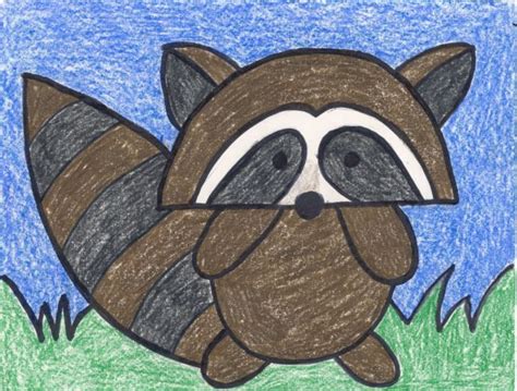 Raccoon Drawing Easy At Explore Collection Of