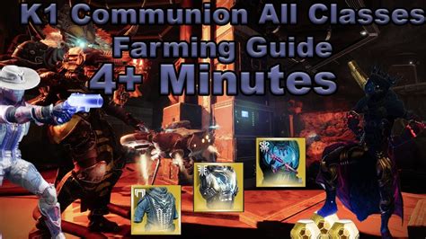 Destiny 2 K1 Communion All Classes Legend Lost Sector Farming Guide