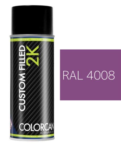 COLORCAN 2K Aerosol Spray Paint RAL 4008 Vinny Byrne