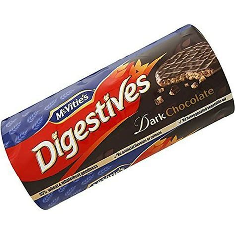 British Biscuits Mcvities Dark Chocolate Digestives 266g By Dark