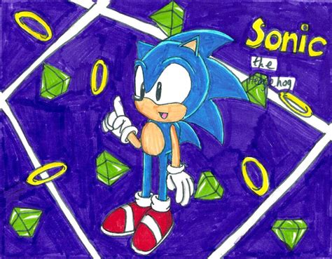 Old School Sonic In Color By Sonicmiku On Deviantart