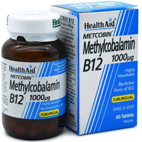 Health Aid Methylcobalamin Vitamin B 12 1000mg Care360gr