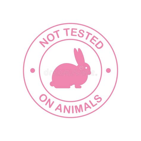 Not Tested On Animals Cruelty Free Pink Banner Vegan Emblem