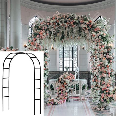 Buy Metal Garden Arbors Wedding Arch Outdoor Indoor Pergola Lightweight