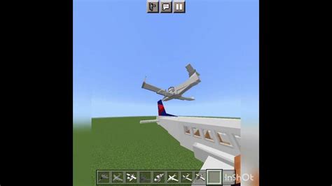 Minecraft Pe Plane Mod Mcpe Shorts Youtube