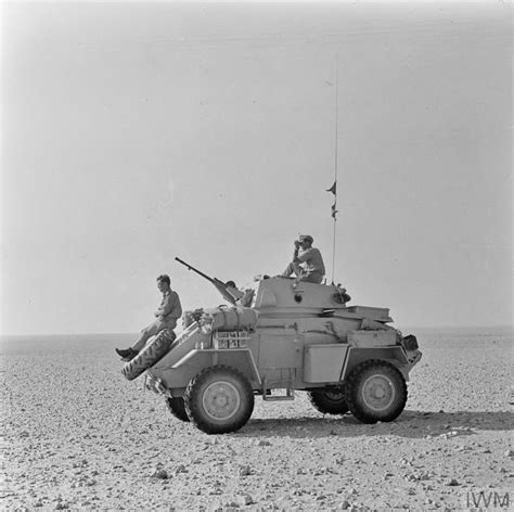 The British Army In North Africa 1942 A Humber Mk Ii Armoured Car In