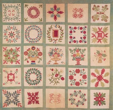 Baltimore Album Quilt 1850 Made By Leonora Welch Maryland