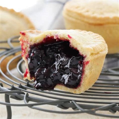 Deep Filled Blackcurrant Pies Little Sugar Snaps