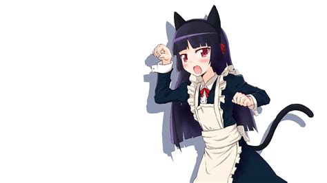 Wallpaper Illustration Long Hair Nekomimi Anime Girls Cat Girl