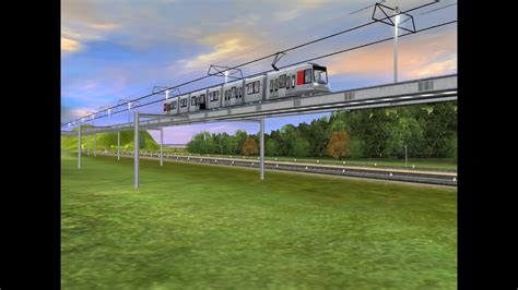 Trainz Simulator 12 Wesberg Stadium Shuttle Trams In Long Tram Youtube