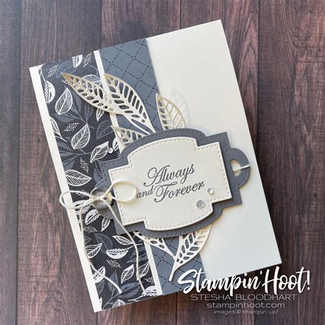 Simply Elegant Always And Forever Wedding Card Stampin Hoot