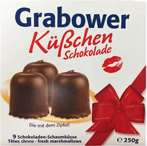 Grabower Kusschen German Chocolate Covered Marshmallow Kisses 250g Box Uk Diy And Tools