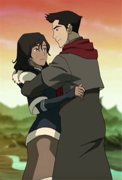 Korra And Makos Romantic Loving Embrace Korra Avatar Avatar Airbender Avatar Aang