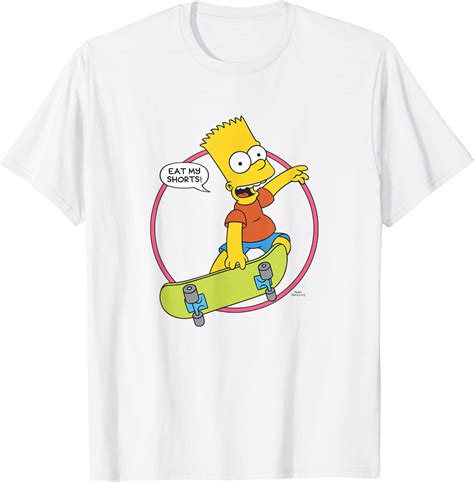 The Simpsons Bart Simpson Eat My Shorts T Shirt Clothing