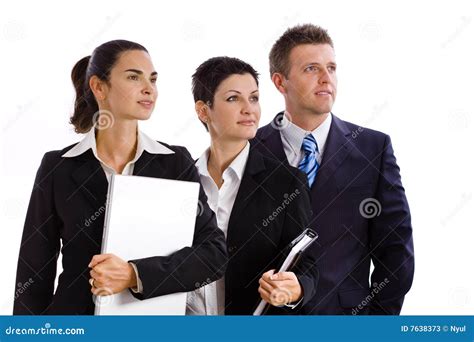 Successful Business Team Isolated Stock Image Image Of Groups Communication 7638373