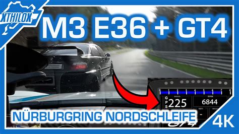 Chasing crazy fast BMW E36 M3 on NÜRBURGRING NORDSCHLEIFE GT4 MR