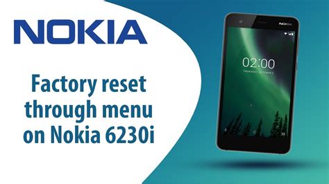 How To Factory Reset Through Menu On Nokia 6230i Youtube