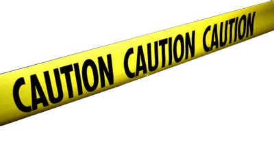 Caution Tape One Line Transparent PNG StickPNG