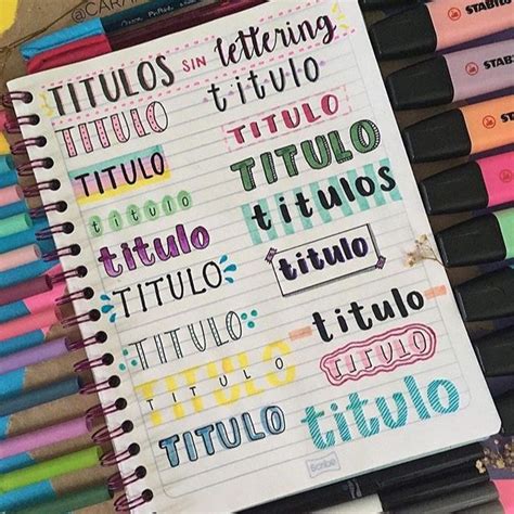 21 Ideas De Títulos Hermosos Titulos Bonitos Para Apuntes Tutorial