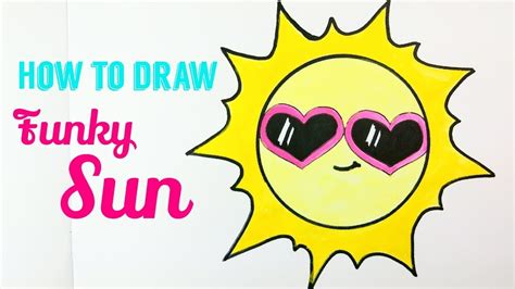 How To Draw Sun Easy And Cute Sun Drawing Tutorial For Beginner Youtube