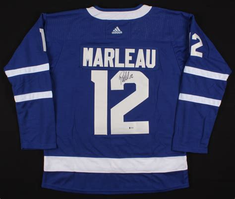 Patrick marleau #12 san jose sharks away jersey. Patrick Marleau Signed Toronto Maple Leafs Jersey (Beckett ...